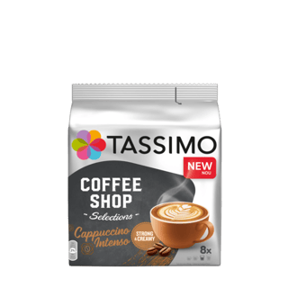 teaser tassimo coffee shop selections cappuccino intenso new