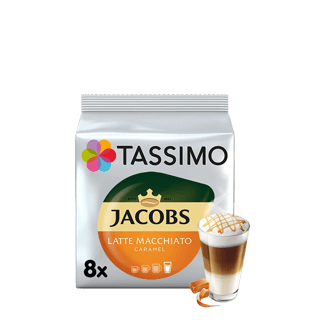 teaser tassimo jacobs latte macchiato caramel